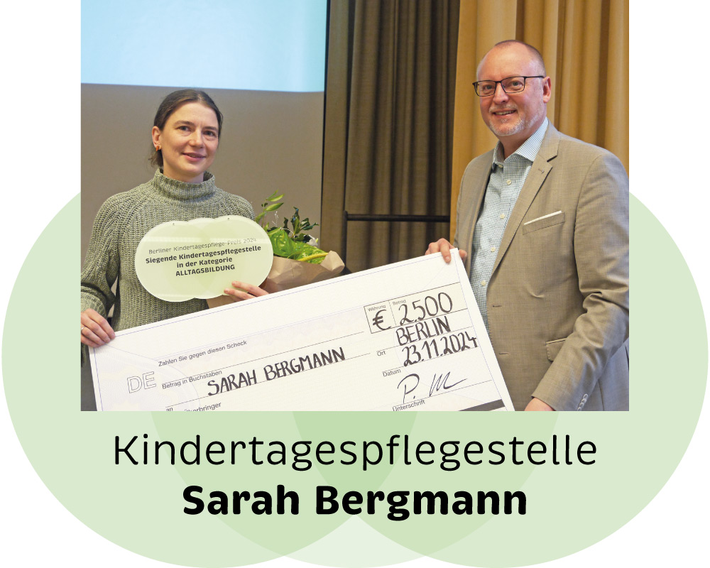 Kindertagespflegepreis 2024 Sarah Bergmann